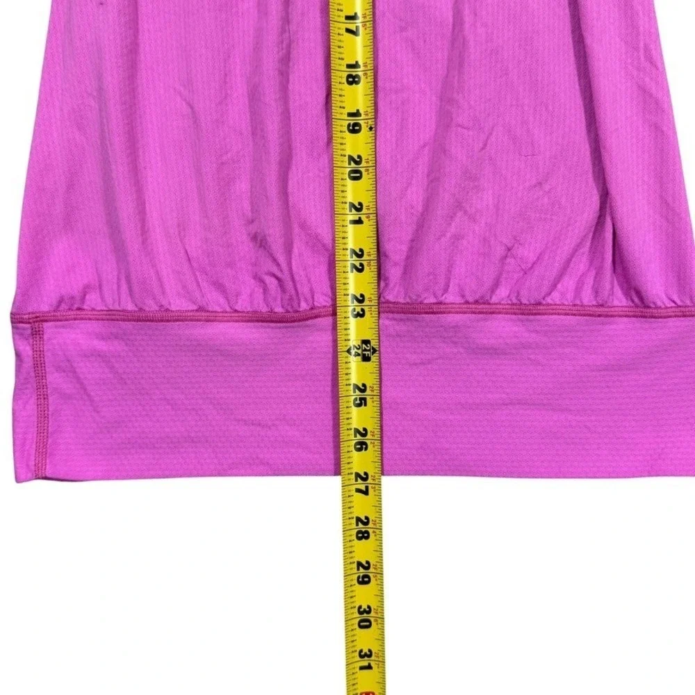 Lululemon Hot Class Racerback Tank Dress Pink Women's 4‎ Built-In Bra Yoga